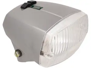 Aprilia Headlight, Gray, NOS | Piaggio Ciao P / SC Aprilia Headlight, Gray, NOS | Piaggio Ciao P / SC