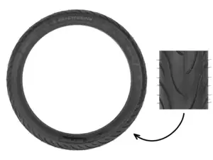 Michelin 2.50 x 17" Reifen Pilot Street Semi-Slick Michelin 2.50 x 17" Reifen Pilot Street Semi-Slick