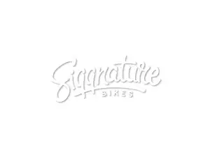 Siggnature sticker "Siggnature Bikes" foil plot 70 x 30 mm white Siggnature sticker "Siggnature Bikes" foil plot 70 x 30 mm white