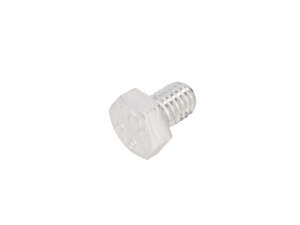 Vite a testa esagonale M6x8, zincata Vite a testa esagonale M6x8, zincata
