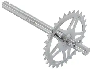 swiing® revival Axe de pédalier avec couronne chromée | Zündapp Belmondo swiing® revival Axe de pédalier avec couronne chromée | Zündapp Belmondo