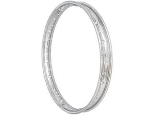 Anneau de jante 1.50 x 19" (56 mm) chromé grands trous pour tétons Anneau de jante 1.50 x 19" (56 mm) chromé grands trous pour tétons