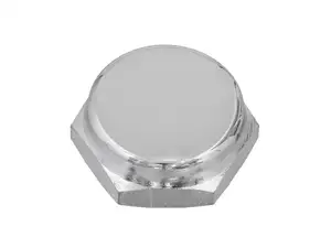 Écrou de pivot de fourche M26x1 fermé bas Plaque de fourche Chrome Écrou de pivot de fourche M26x1 fermé bas Plaque de fourche Chrome