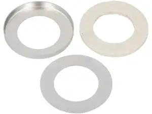 Anello parapolvere per cuscinetti ruota Ø 40 / 24,5 mm (con feltro) nichelato Anello parapolvere per cuscinetti ruota Ø 40 / 24,5 mm (con feltro) nichelato