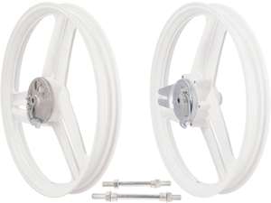Jeu de jantes 17" en fonte blanche (3/6 rayons) | Peugeot 103 Jeu de jantes 17" en fonte blanche (3/6 rayons) | Peugeot 103