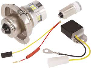 12V LED-Set mit Leonelli Spannungsregler | Piaggio Ciao, SI, Bravo, Boxer 12V LED-Set mit Leonelli Spannungsregler | Piaggio Ciao, SI, Bravo, Boxer