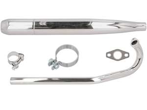 GPO Auspuff Zigarre Ø 28 / 60 mm Chrom | Sachs 503 ADV GPO Auspuff Zigarre Ø 28 / 60 mm Chrom | Sachs 503 ADV