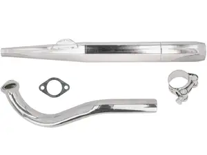 swiing® sigaro di scarico ingegnoso 28 / 70 mm cromo | Puch Supermaxi LG1/LG2 swiing® sigaro di scarico ingegnoso 28 / 70 mm cromo | Puch Supermaxi LG1/LG2