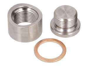 Einschweissmutter-Set M18x1.5 Lambda-Anschluss Inox Einschweissmutter-Set M18x1.5 Lambda-Anschluss Inox