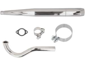 Auspuff-Set Zigarre Ø 28 / 70 mm Chrom | Puch Maxi N Auspuff-Set Zigarre Ø 28 / 70 mm Chrom | Puch Maxi N