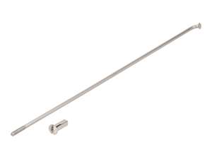 WWS 17" Speiche inkl. Nippel (2.6 x 190 mm) 125° Inox | Puch MS, MV & Kreidler Flory WWS 17" Speiche inkl. Nippel (2.6 x 190 mm) 125° Inox | Puch MS, MV & Kreidler Flory