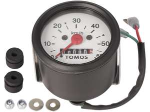Speedometer 60 km/h, Ø 60 mm, illuminated, original | Tomos Speedometer 60 km/h, Ø 60 mm, illuminated, original | Tomos