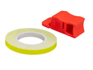 Nastro perimetrale 5 mm x 6 m giallo neon fluorescente Nastro perimetrale 5 mm x 6 m giallo neon fluorescente