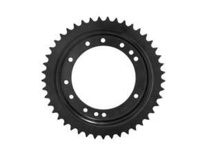 ESJOT Couronne dentée 45 dents (4/5/6 trous) Ø 98 mm coudée noire ESJOT Couronne dentée 45 dents (4/5/6 trous) Ø 98 mm coudée noire