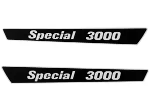 Autocollant "Special 3000" Revêtements latéraux 340 x 35 mm Autocollant "Special 3000" Revêtements latéraux 340 x 35 mm