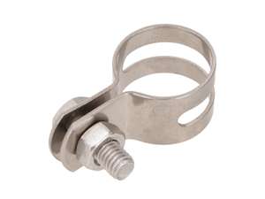 Collier de serrage 19 - 21 mm Plaque d'ancrage de frein Inox Collier de serrage 19 - 21 mm Plaque d'ancrage de frein Inox