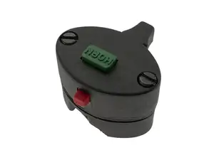 Interrupteur d'éclairage avec klaxon / bouton d'arrêt Plastique massif Interrupteur d'éclairage avec klaxon / bouton d'arrêt Plastique massif