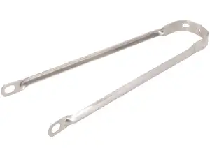 Puntone parafango in lamiera 33 cm Inox NOS Puntone parafango in lamiera 33 cm Inox NOS