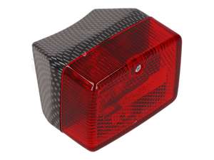Tun'R rear light angular (ULO replica) carbon / red Tun'R rear light angular (ULO replica) carbon / red