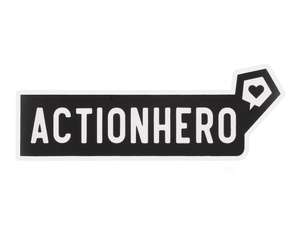 Autocollant mk-Merch « ACTIONHERO » 25 x 100 mm Autocollant mk-Merch « ACTIONHERO » 25 x 100 mm
