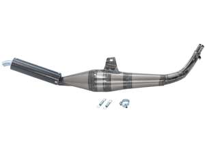 Échappement Simonini Thunder Ø 22 mm carbone | Piaggio Ciao, Bravo Échappement Simonini Thunder Ø 22 mm carbone | Piaggio Ciao, Bravo
