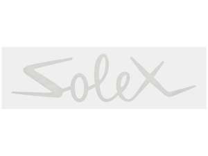 Aufkleber Solex weiss 102 x 27 mm Aufkleber Solex weiss 102 x 27 mm
