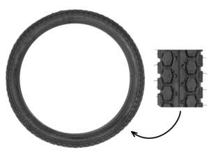 Pneu Continental 2.25 x 17" KKS Pneu Continental 2.25 x 17" KKS