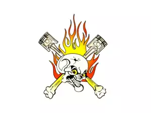 Totenkopf - Kolben Kleber Totenkopf - Kolben Kleber