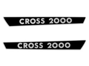 Autocollant "CROSS 2000" carénage latéral 340 x 35 mm | Alpa Autocollant "CROSS 2000" carénage latéral 340 x 35 mm | Alpa