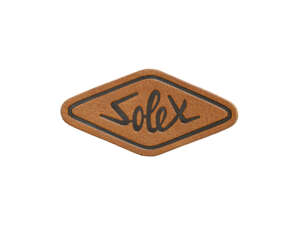 toppa mk-Merch "Solex" 60 x 30 mm in similpelle toppa mk-Merch "Solex" 60 x 30 mm in similpelle