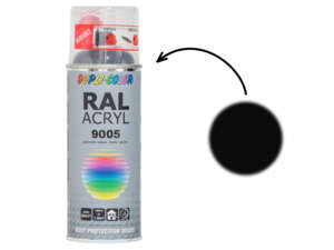 DUPLI-COLOR vernis acrylique RAL 9005 noir brillant 400 ml DUPLI-COLOR vernis acrylique RAL 9005 noir brillant 400 ml