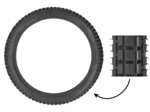VeeRubber 2.50 x 17" tires VRM021 (V021) studs VeeRubber 2.50 x 17" tires VRM021 (V021) studs