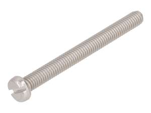 Vis M6x60 culasse fente inox Vis M6x60 culasse fente inox