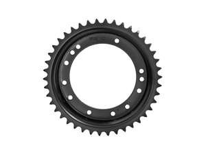 ESJOT Couronne dentée 42 dents (4/5/6 trous) Ø 98 mm coudée noire ESJOT Couronne dentée 42 dents (4/5/6 trous) Ø 98 mm coudée noire