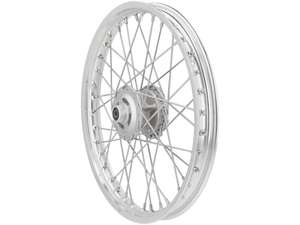 Jante à rayons 17" arrière Alu CNC argent massif Jante à rayons 17" arrière Alu CNC argent massif