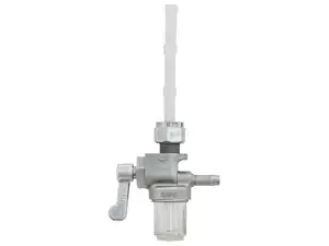 OMG fuel tap M12x1 full cast iron 90° to the rear with filter chamber OMG fuel tap M12x1 full cast iron 90° to the rear with filter chamber