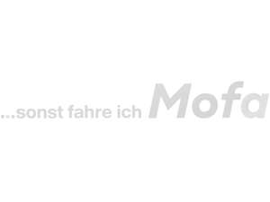 adesivo mk-Merch "... altrimenti vado in motorino" 227 x 32 mm bianco adesivo mk-Merch "... altrimenti vado in motorino" 227 x 32 mm bianco
