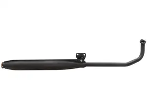 Auspuff 25 mm gerader Auslass schwarz | Tomos Auspuff 25 mm gerader Auslass schwarz | Tomos