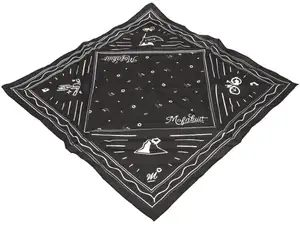 mk-Merch Bandana noir / blanc mk-Merch Bandana noir / blanc