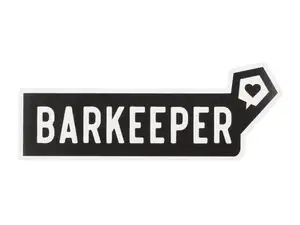 Adesivo mk-Merch "BARKEEPER" 25 x 100 mm Adesivo mk-Merch "BARKEEPER" 25 x 100 mm