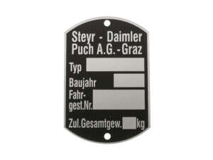 Targhetta | Puch X30 NG/N-2AH Targhetta | Puch X30 NG/N-2AH