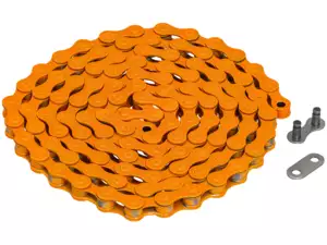 Catena a pedale KMC arancione Catena a pedale KMC arancione
