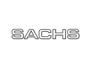 Aufkleber «Sachs» 120 x 18 mm Folienplot Aufkleber «Sachs» 120 x 18 mm Folienplot