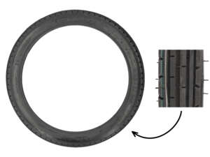 Pneumatico VeeRubber 2,25 x 17" VRM011 (V011) Scanalature longitudinali Pneumatico VeeRubber 2,25 x 17" VRM011 (V011) Scanalature longitudinali