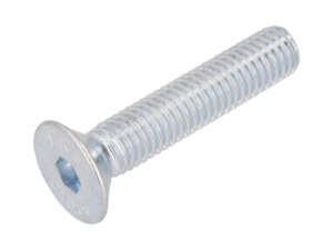 Vis M8x40 tête fraisée six pans creux zinguée (résistance 10.9) Vis M8x40 tête fraisée six pans creux zinguée (résistance 10.9)