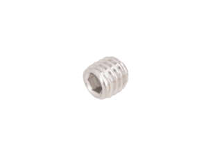 Vite senza testa M5x5 con esagono incassato e testa ad anello, in acciaio inossidabile Vite senza testa M5x5 con esagono incassato e testa ad anello, in acciaio inossidabile