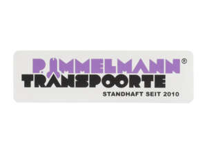 Autocollant "P. IMMELMANN TRANSPOORTE" 85 x 25 mm Autocollant "P. IMMELMANN TRANSPOORTE" 85 x 25 mm