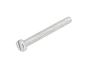 Vis M6x50 tête cylindrique fendue zinguée Vis M6x50 tête cylindrique fendue zinguée