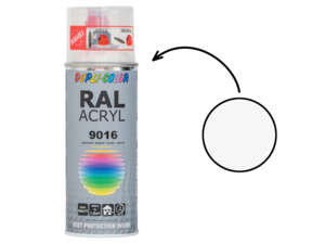DUPLI-COLOR vernis acrylique RAL 9016 blanc brillant 400 ml DUPLI-COLOR vernis acrylique RAL 9016 blanc brillant 400 ml