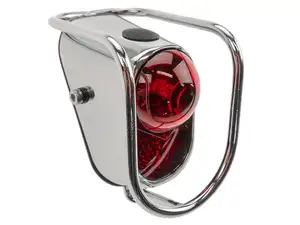 Fanale posteriore ovale retrò GPO LED con staffa (batteria) Fanale posteriore ovale retrò GPO LED con staffa (batteria)